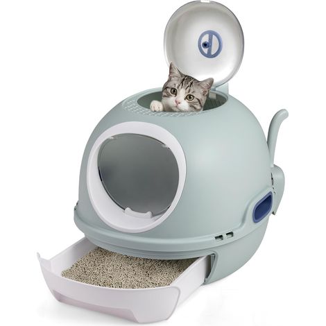 bac a litiere pour chat,maison de toilette chat,litiere pour chat bac,bac litiere chat,bac a litiere,litiere chat fermé,bac à litière chat,bac a lit (1/5)
