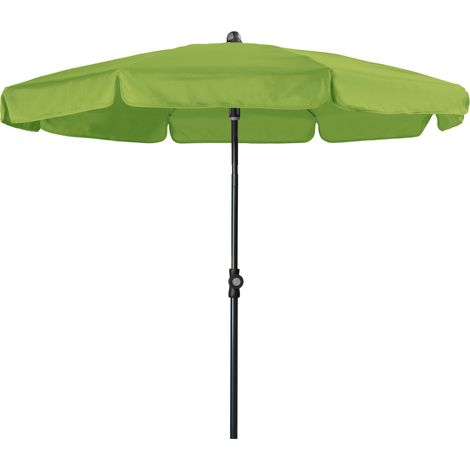 Doppler Mittelstockschirm "Sunline Neo" Ø150 cm, fresh green, Bezug aus 100% Polyester, Gestell aus Stahl, Gewicht 2,5 kg (1/3)