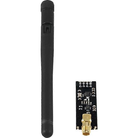 Module émetteur-récepteur sans fil NRF24L01+PA+LNA, transmission longue portée de 1100 mètres (avec antenne), 1 unité (1/5)