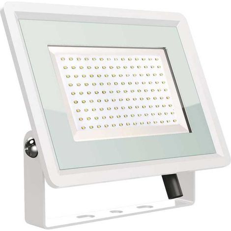 V-TAC VT-49204 LED-Flutlicht 200W SMD 88LM/W 110° Naturweiß 4000K schlankes Weißaluminium IP65 - SKU 6735