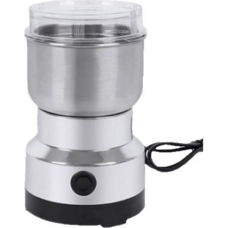 Moulin À Café - Broyeur Électrique Inox 100-200 W 14500 Tr/Min - Pour Café Grains Épices Noix Céréales - Prise UE - 160x93 mm (1/4)