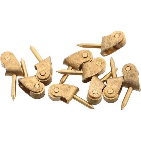 Set mit 10 dekorativen Mini-Metallrollen für Puppenhäuser und Miniaturmöbelzubehör (1/5)