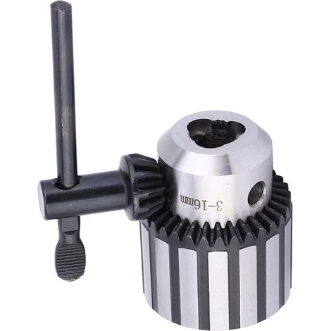 Mandrin de perçage robuste B18 3-16 mm avec clé pour tour et perceuse d'établi (1/5)