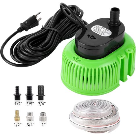 Pompe à eau submersible 75W – Drainage rapide piscine – Étanchéité IPX8 – Noyau céramique résistant à l'usure – Fonctionnement silencieux