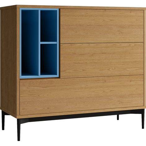 Credenza Pärumm Onnie Blue 103x40x95 cm Legno Laccato (1/5)