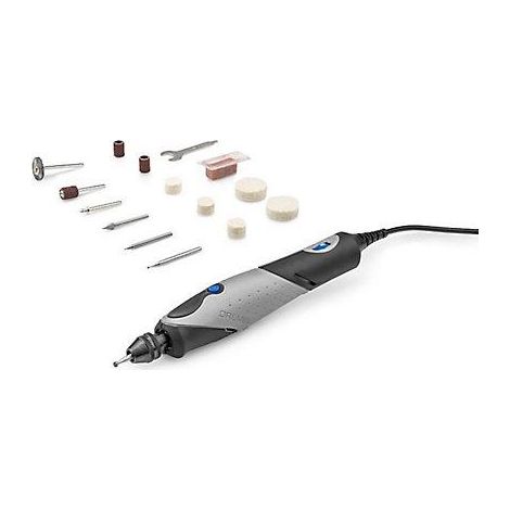 Graveur Dremel Stylo+ 9W – Vitesse variable 5000-22000 tr/min – 15 accessoires pour bois dur et teck – Filaire