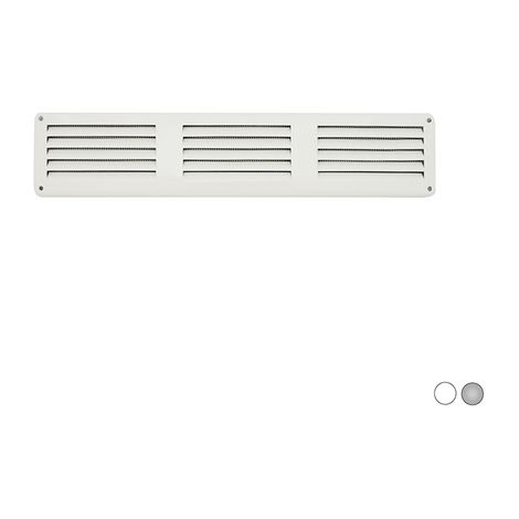 Griglia da Sovrapporre in Metallo con Rete L 300 x H 60 mm First Bianco (1/2)