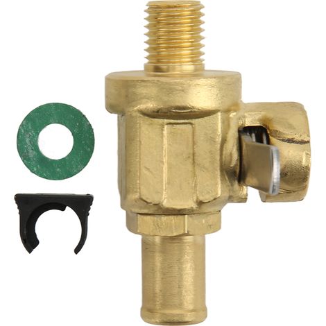 Soupape de vidange d'huile moteur F124N avec raccord fileté métallique M10‑1,25, fonctionnement pratique en une seule touche pour véhicules (1/5)