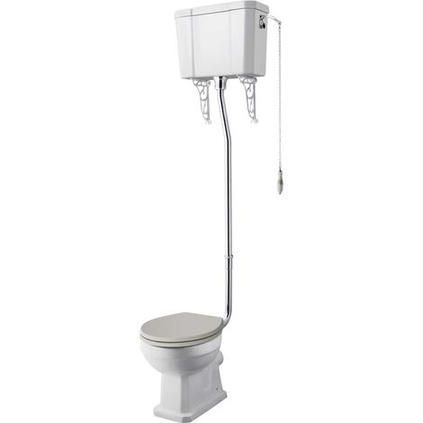 Hudson Reed Richmond Comfort High Level Pan with Cistern - Excluding Seat (1/3)