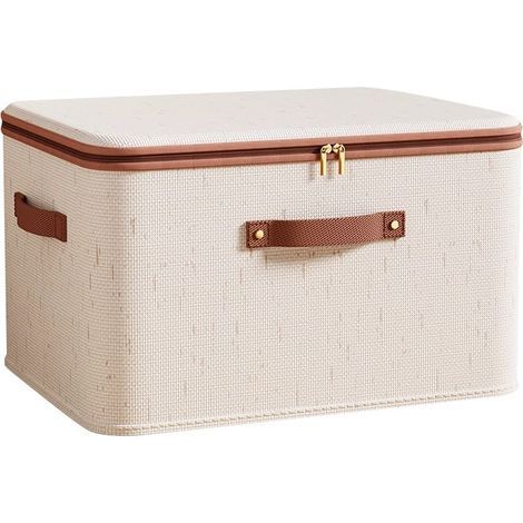 Große Stoffbox mit Deckel, Maße 40 x 30 x 21 cm (1/3)