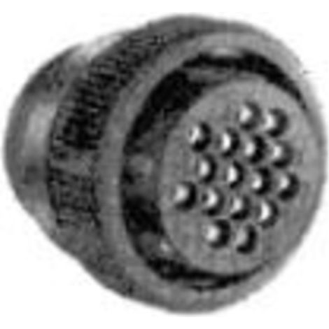 TE Connectivity 206150-1 Cosse cylindrique mâle mâle, droit Nombre total de pôles: 37 Série (connect