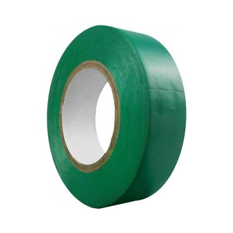 Isolierband 20 m. × 19 mm. Grüner Haushaltsgebrauch (1/2)