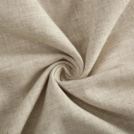 1x Rideau, Œillets, Lin, Occultant, Blanc, 132x244cm, Salon Chambre (1/4)
