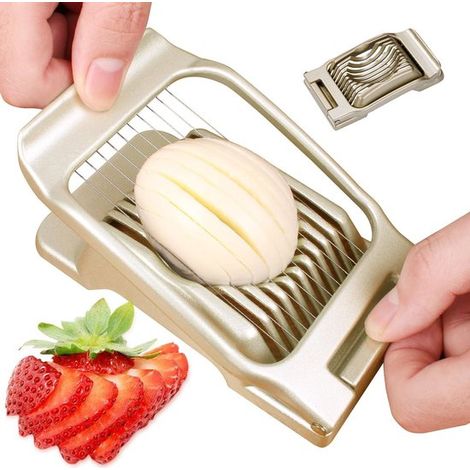 Juego de 3 piezas huevos huevos): de huevos, de fresas, de tomates de aluminio resistente, Alambres de acero inoxidable, blandas, 13,5 x 8 cm (1/5)