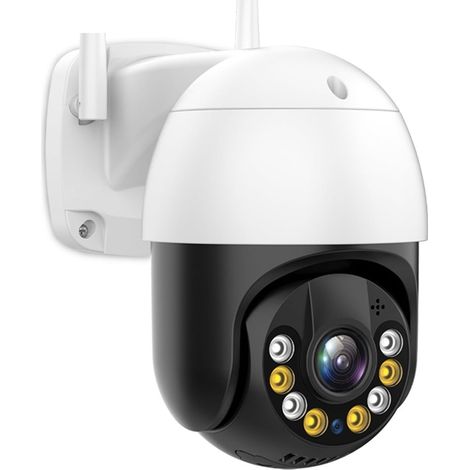 Caméra de sécurité à Domicile 8MP 4K PTZ Caméra IP Caméra Extérieure HD 5MP H.265 Surveillance sans Fil Sécurité CCTV 1080P AI Suivi P2P(2MP,No Card) (1/5)