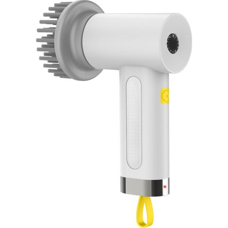 Elektrische Reinigungsbürste,Spin Scrubber für Bad und Fugen,Cleaning Brush für Haushalt ,2 Modi Perfekt für Tiefe reinigen von Fliesen,Küche,Grille,Glas und Reifen-led Anzeige