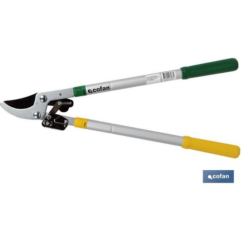 COFAN tijera poda telescopica 25 - 38 , Tijeras de poda telescópicas con sistema de corte de hasta 45 mm de diámetro. Su cuchilla de corte está revestida en carbono y PTFE. Este pr (1/4)