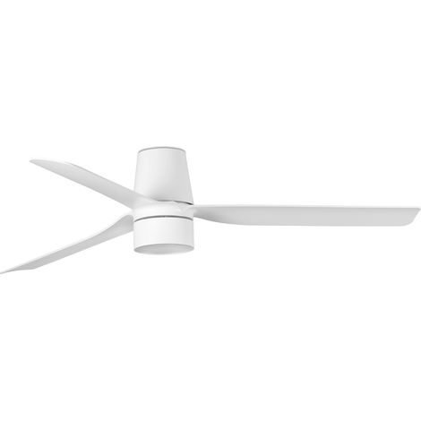 Faro Punt Ventilateur de plafond Punt Tub 132 cm Smart TEK LED Blanc mat 2700K (1/2)