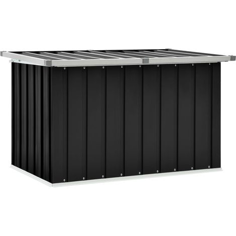 Baule da Giardino Antracite 109x67x65 cm vidaXL