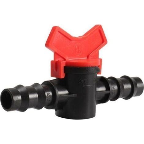 Fünfteiliges Bewässerungsventilrohr, Kugelhahnarmaturen, Sprinkler-Umschaltventilrohr, 16-mm-PE-Ventilrohr für die Tropfbewässerung in der Gartenlandwirtschaft (1/3)