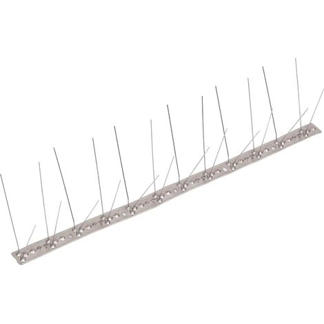 vidaXL Set de 20 hileras pinchos contra pájaros y palomas 4 filas 10 m (1/2)