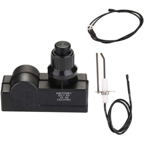 Kit d'allumage pour barbecue Charbroil, Kenmore, Broil-Mate, Broil King, Nexgrill Pièces de rechange pour allumeur de barbecue universel 2 prises