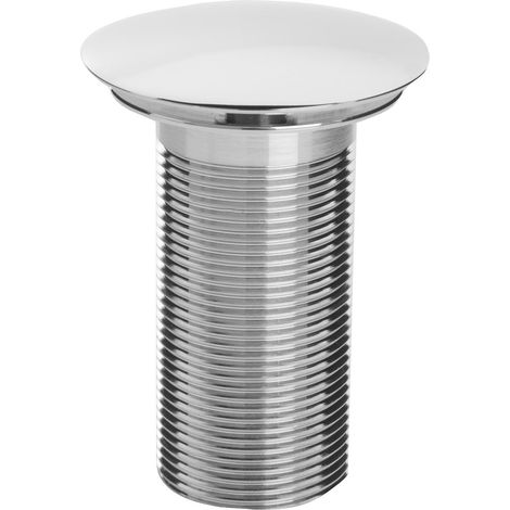 Bristan Round Free Running Basin Waste Chrome - Unslotted (For Basins with No Overflow) (1/2)