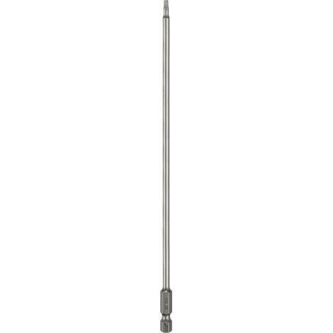 T10 Embout Tournevis Torx 1/4" Tige Hexagonale 8" (200mm) Long Embout Magnétique Sans Trou Anti-Vandalisme 6 Pointes Étoile Embouts Tournevis Acier S2 Industriel Pour Tournevis (1/5)