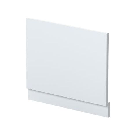 Nuie Satin White 700mm Bath End Panel with Plinth - MOF170 (1/4)