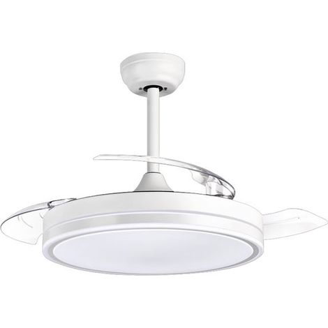 El ventilador de techo retráctil de 42´ con iluminación LED integrada combina elegancia, tecnologÃa y eficiencia.
Sus aspas transparentes se extie