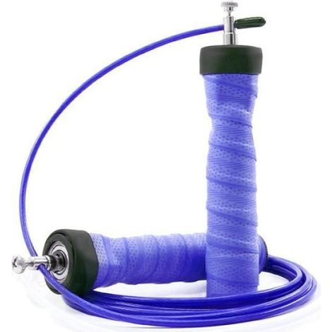 Corde A Sauter - Acier Inoxydable - Poignées Antidérapantes Pivotantes - Pour Fitness Boxe Et Entraînement Cardio - 1 Pièce
