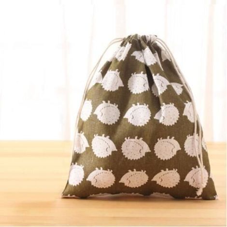Sac de rangement de voyage Rangement de jouets Sous-vêtements Chaussures Enfants Jouets Organisateur Cordon Cosmétique Pochette de (1/2)