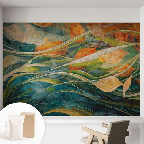 Carta Da Parati - Fotomurale In Vlies - per Decorazione pareti - Per La Cucina Camera Da Letto Per La Soggiorno Paesaggio autunnale 152x104 cm (1/5)