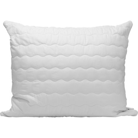 Almohada Miss Lucy blanca de 50x60 cm, poliéster antialérgica, 1 unidad. (1/5)