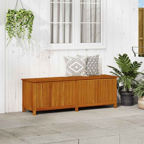 Boîte de rangement de jardin-Coffre de rangement-Stockage Rangement 175x50x58 cm Bois d'acacia solide 514199 (1/5)