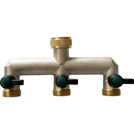 Nez de robinet 3 voies laiton larges 20X27