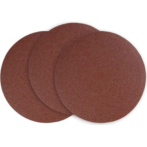Disques abrasifs auto-agrippants - Grain 120 - Ø 200 mm lot de 3