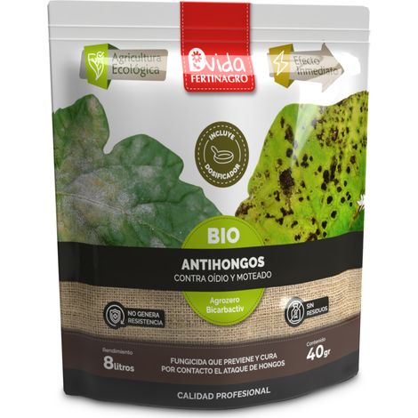 Antihongos en polvo BIO 40 g · oídio y moteado - Sobre 40 g (1/2)