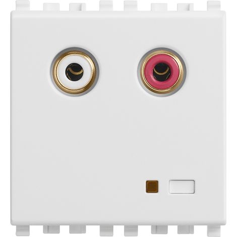 20582.B Entrée Audio RCA 2M Blanc