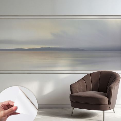 Papier peint autocollant avec imprimé pour décoration intérieure pour rénovation a motif Paysage harmonieux 250x104 cm (1/5)
