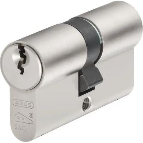 Synology ABUS E60NP Doppelzylinder-Schloss vernickelt
