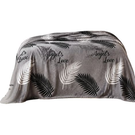 Fleece-Decke, Elegantes Muster, Leichtes Design, 160X220Cm (1/2)