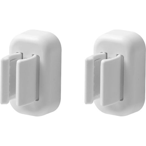 Porte-Brosse à Dents 2PCS Mural, Organisateur de Brosse à Dents électrique Auto-adhésif pour Salle de Bain, Support Multifonction étanche pour dortoir, Armoire (Blanc) (1/5)