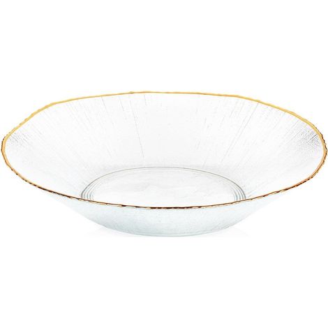 Saladier en verre doré 29,5 cm, 1,6 l (1/5)