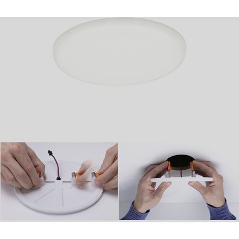 Paulmann 92391 EB Panel Veluna VariFit LED-Einbauleuchte LED 10 W Satin (1/5)