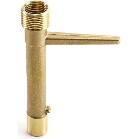 Clé de vanne à raccord rapide, laiton 3/4 po — Outil d'irrigation et d'arrosage, clé pour arroseur, clé agricole — Cour et jardin (1/4)