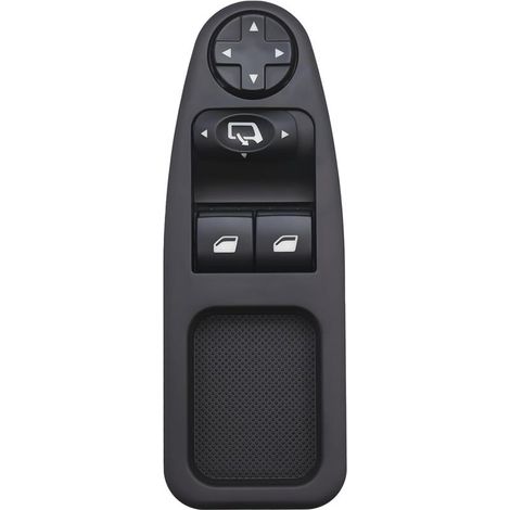 Interrupteur électrique de vitre avant gauche (côté conducteur) pour Citroën Jumpy, Peugeot Expert, Renault Master, Fiat Scudo – Commande centrale de vitres électriques – Compatible avec modèles 2016– (1/5)