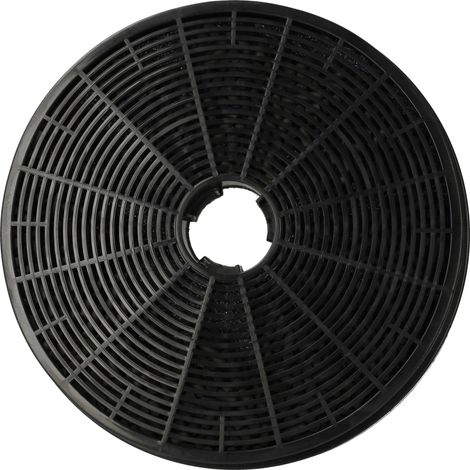 vhbw 1x filtro a carboni attivi compatibile con Klarstein Skyfall Smart 10035379, 10035378 cappe aspiranti - 17,5 cm