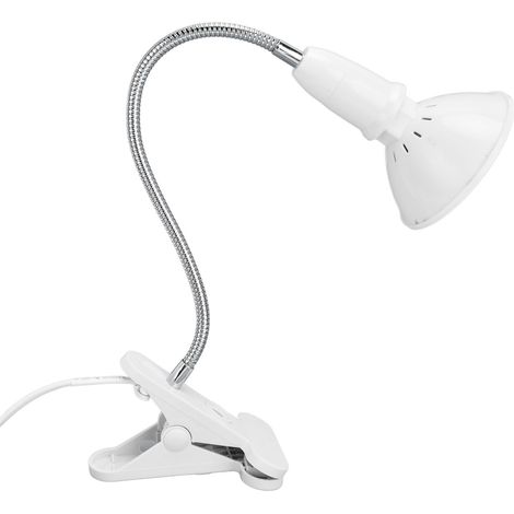 Lampe de luminothérapie pour le visage et les instituts de beauté, 120 LED bleues, jaunes et rouges, avec pince pour douille E27/E26 (110-240 V).