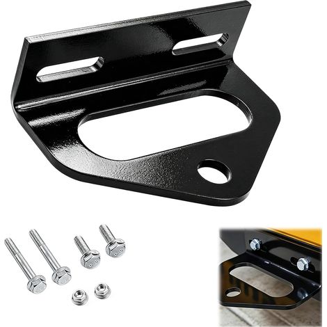 Attelage de remorque universel pour tracteur de pelouse, boule d'attelage en acier, robuste, accessoire de tondeuse de jardin (1/5)